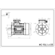 Silnik elektryczny 1,5kW 1400 obr/min. 90 B5